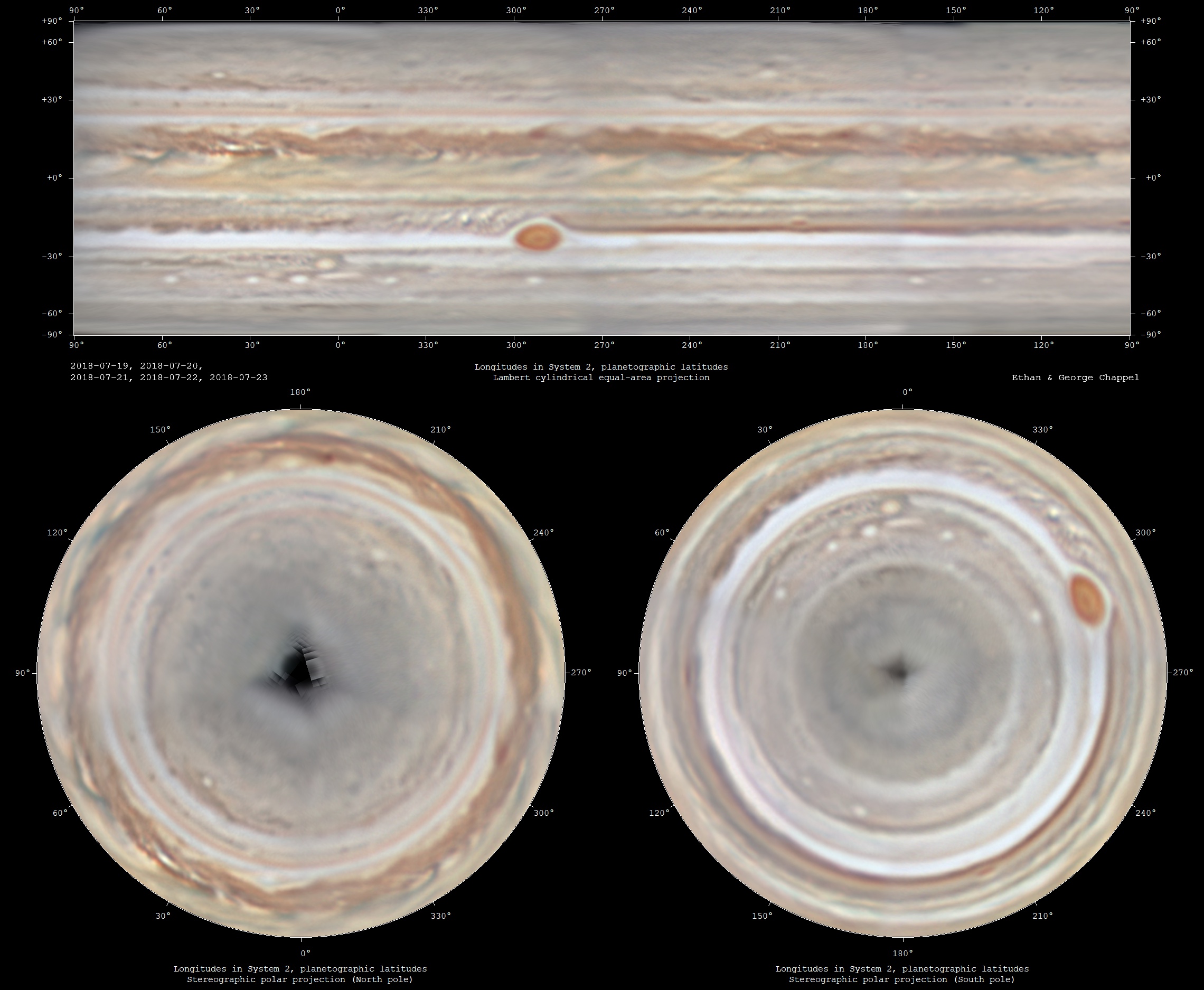 We finally made a complete map of Jupiter over the somewhat reasonable span of five days.