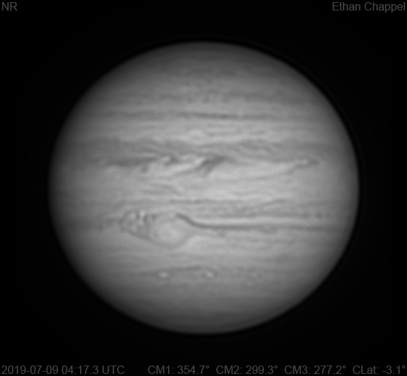Two SEB rings are approaching the GRS from the east, carrying with them the potential for more flakes.
