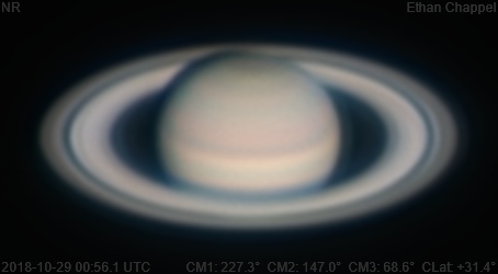 Before imaging Mars, I figured capturing Saturn once more before it's lost to the Sun's glare would be a good idea.