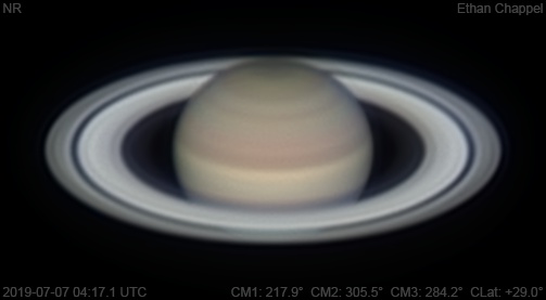 With opposition soon arriving, the rings are starting to surge in brightness as the angle of reflection approaches 0°.