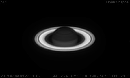 Before calling it quits for the night, I decided to capture a methane image of Saturn for the first time in many years.